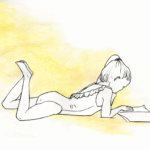 D-tale illustratie Eigen werk lijntekening aquarel potloodtekening