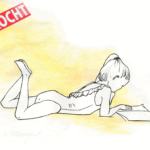D-tale illustratie Eigen werk lijntekening aquarel potloodtekening
